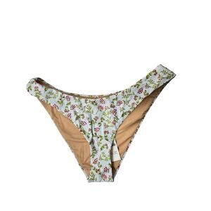 NWT J Crew Womens Curved Waist Bikini Bottom‎ Medium Meadow Floral Print